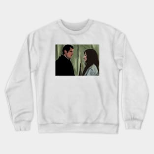 Dracula and Sister Agatha with stake (Claes Bang and Dolly Wells) Crewneck Sweatshirt